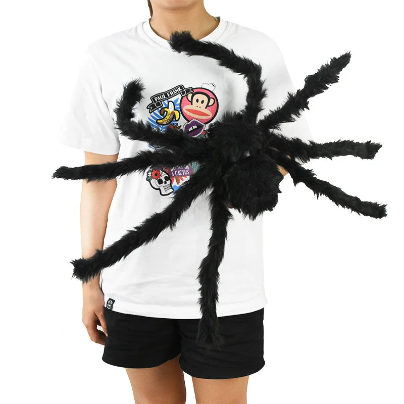 Giant plush toy spider Halloween