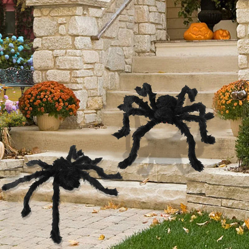 Giant plush toy spider Halloween