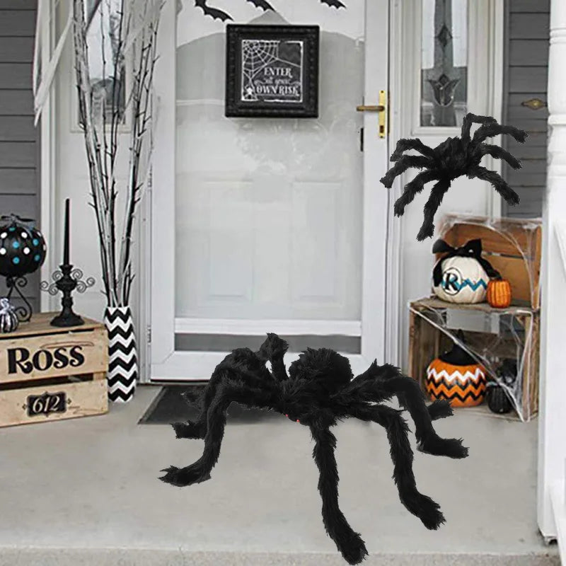 Giant plush toy spider Halloween