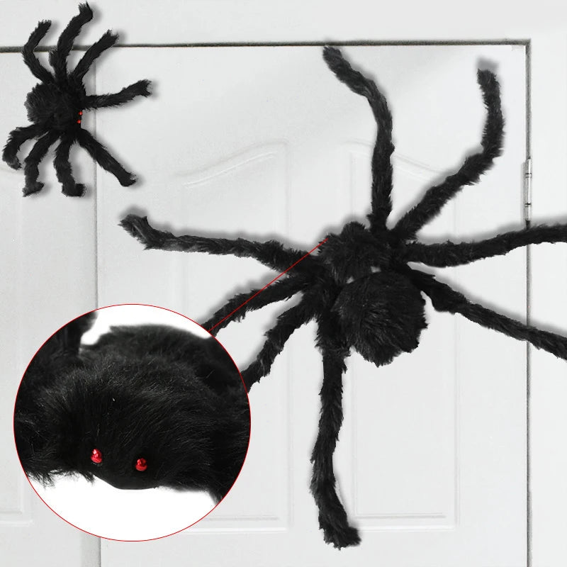 Giant plush toy spider Halloween