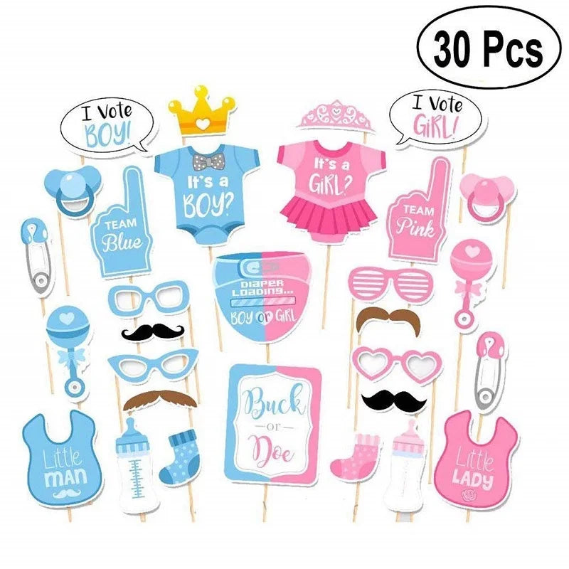 Gender Reveal Einweggeschirr Set