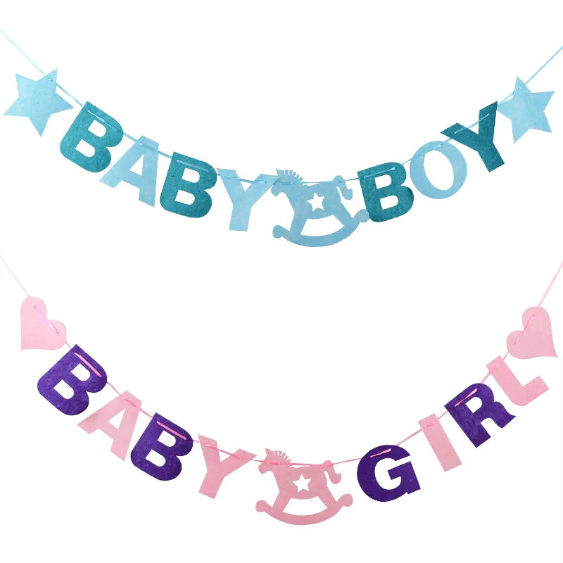 Baby Shower Party Girlande