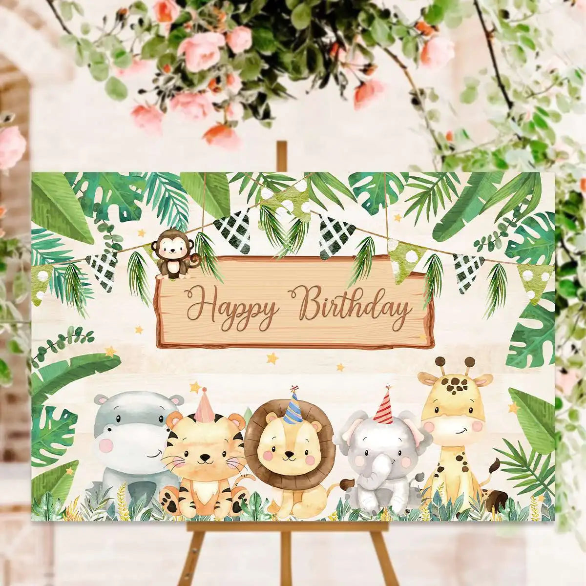 Jungle Party Backdrop