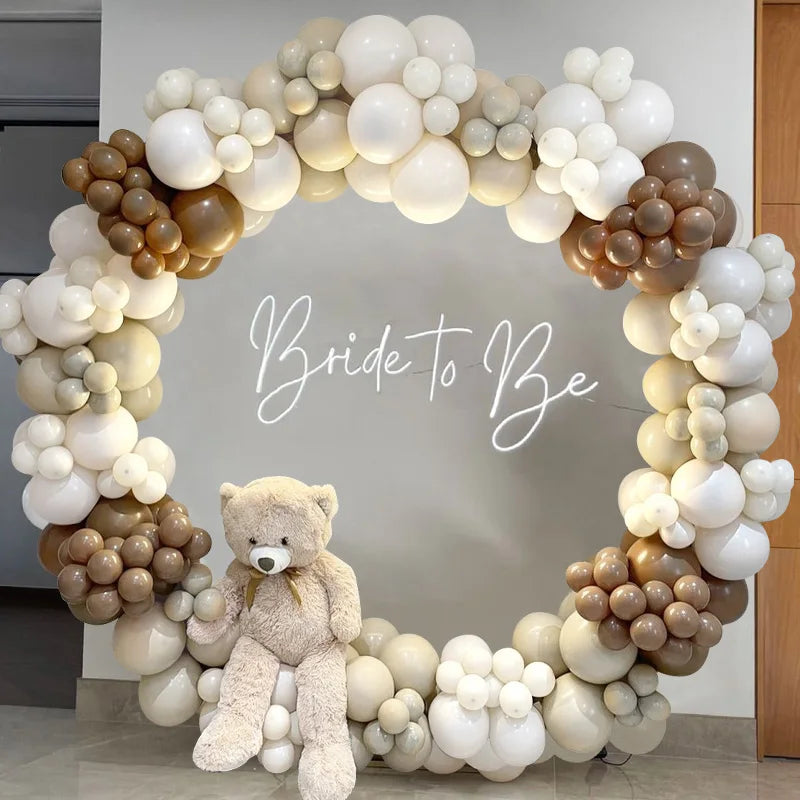 Brown Nude Balloon Set