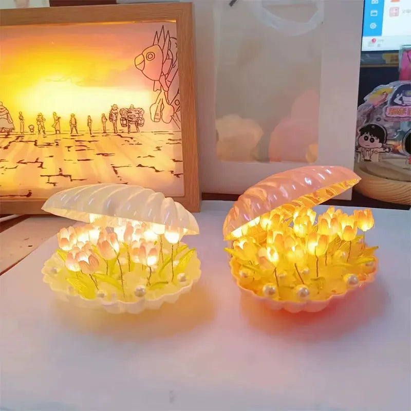 DIY Glowing Shell Decoration