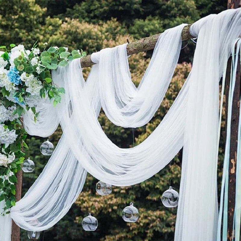 Hochzeit und Verlobung Deko Tüll