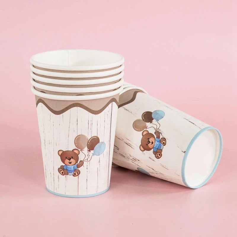 Teddy Bear Disposable Tableware Set