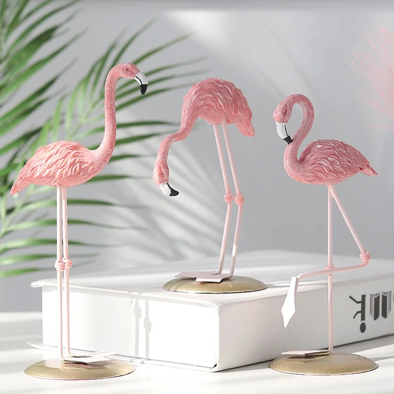 Flamingo Skulpturen für Home Deko