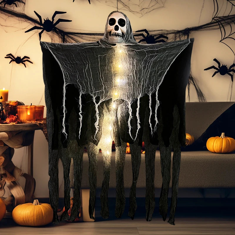 Halloween Geist mit LED Beleuchtung