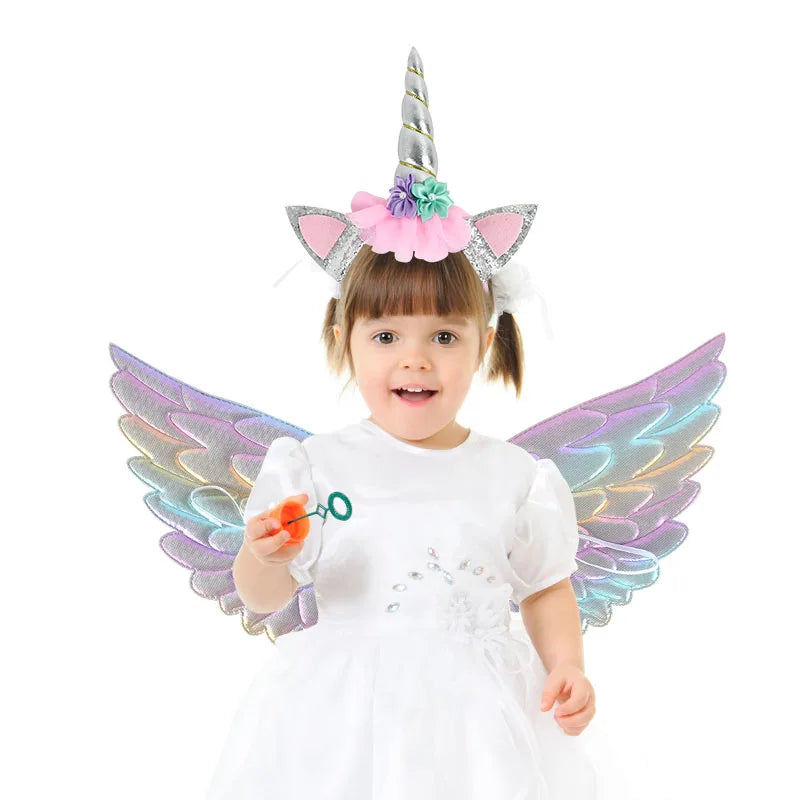 Unicorn headband and wings