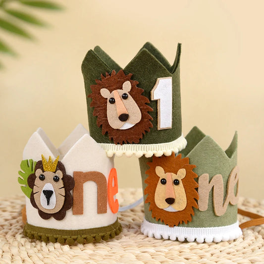 Jungle Crown for 1-year-olds