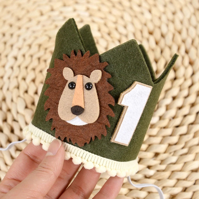 Jungle Crown for 1-year-olds