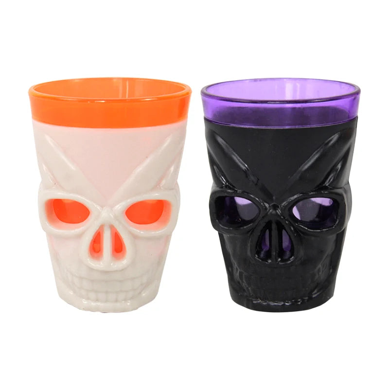 Halloween LED skull mug