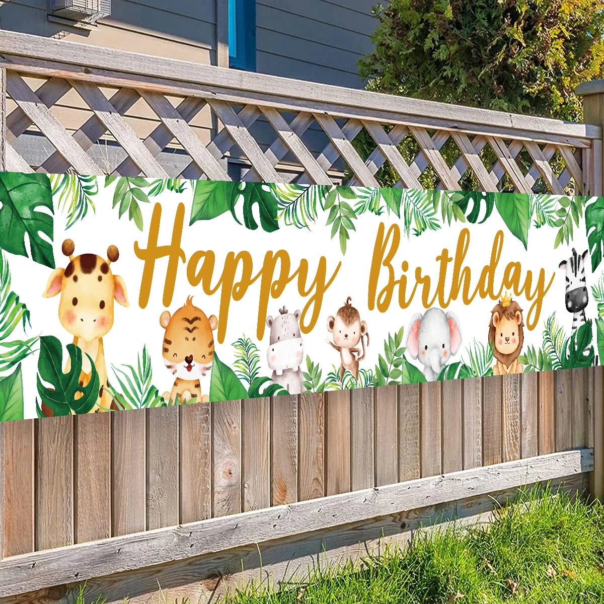 Jungle Party Banner