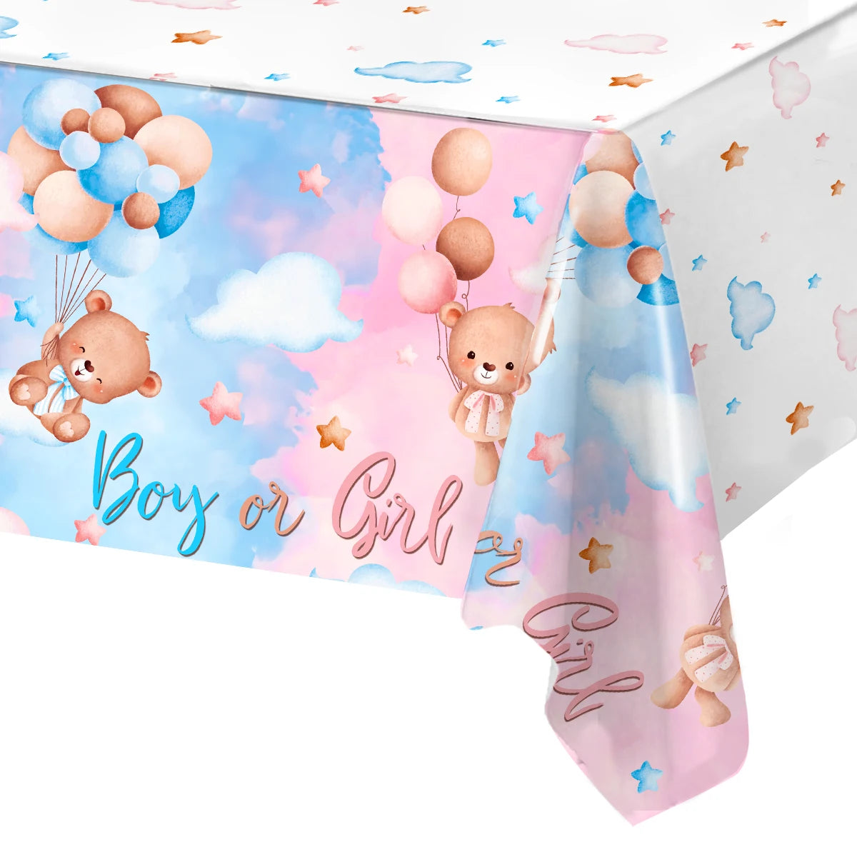 Gender Reveal Party Tischdecke