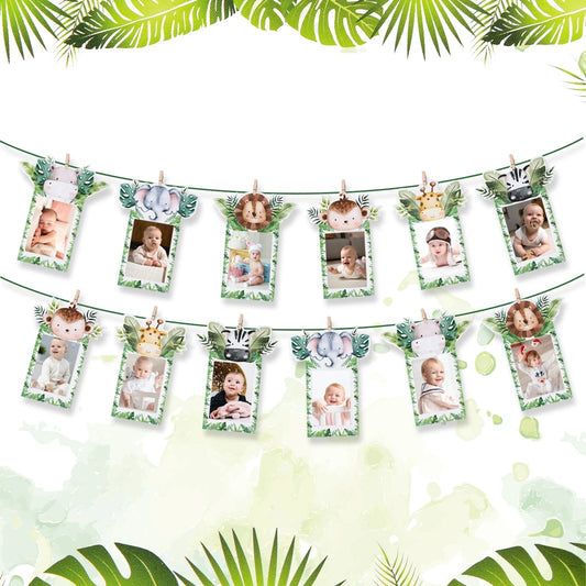 DIY Jungle Party Fotogirlande