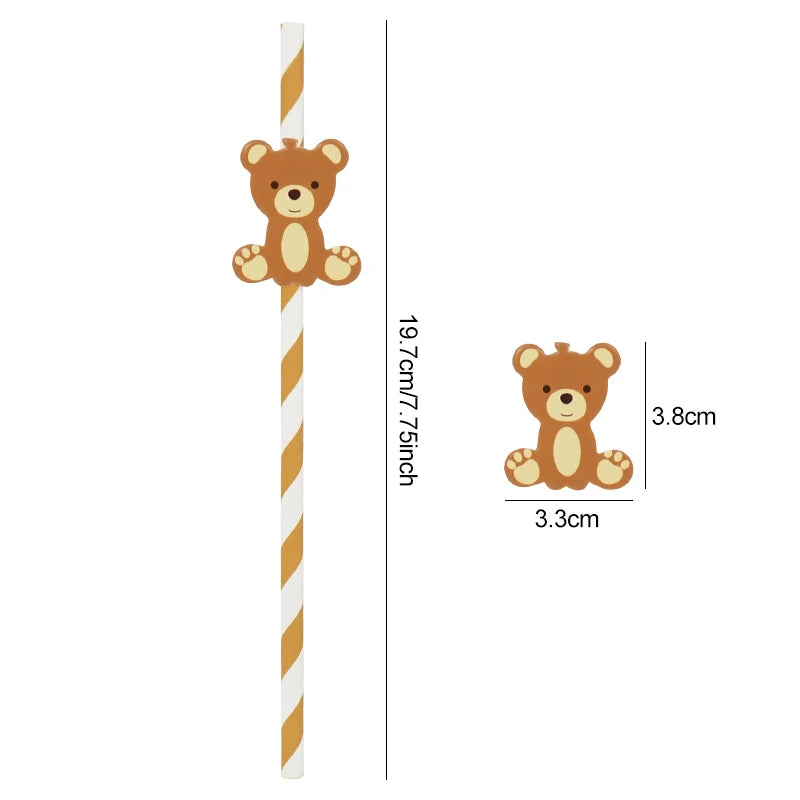 Teddy Bear Straws