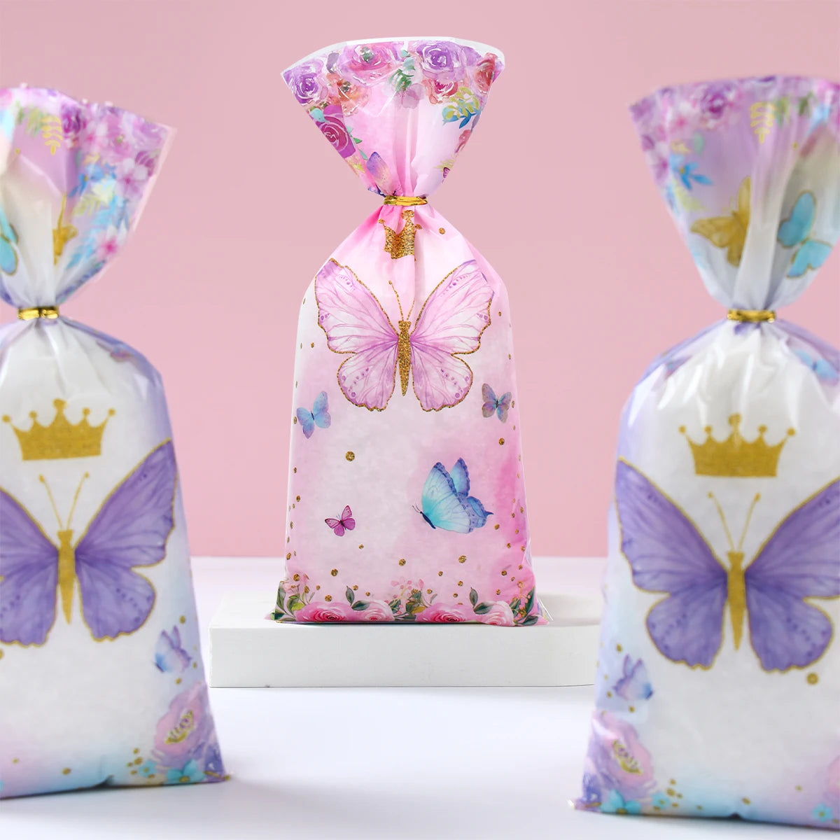 Butterfly gift bags for birthdays