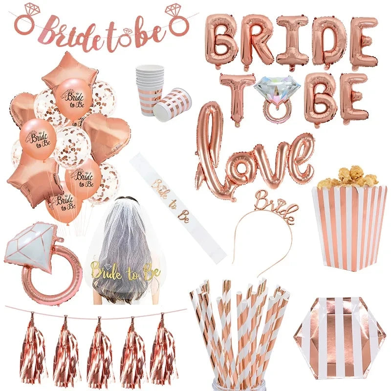 Bride To Be Deko Set 