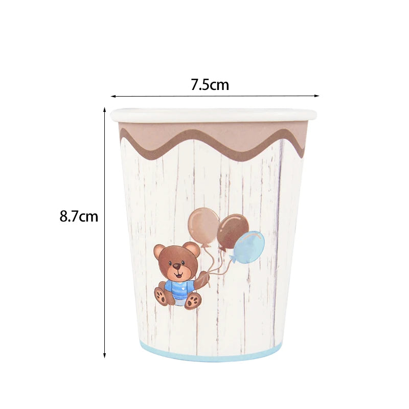 Teddy Bear Disposable Tableware Set