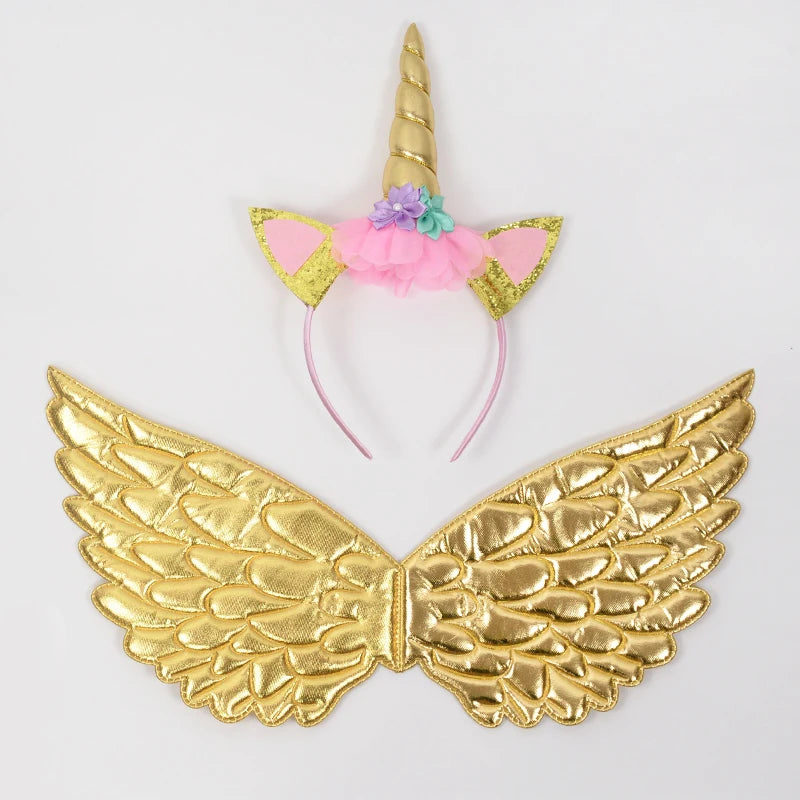 Unicorn headband and wings