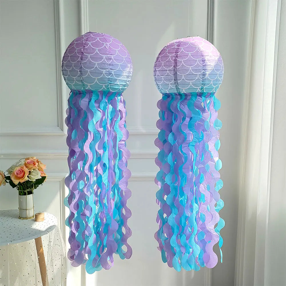 DIY jellyfish decoration