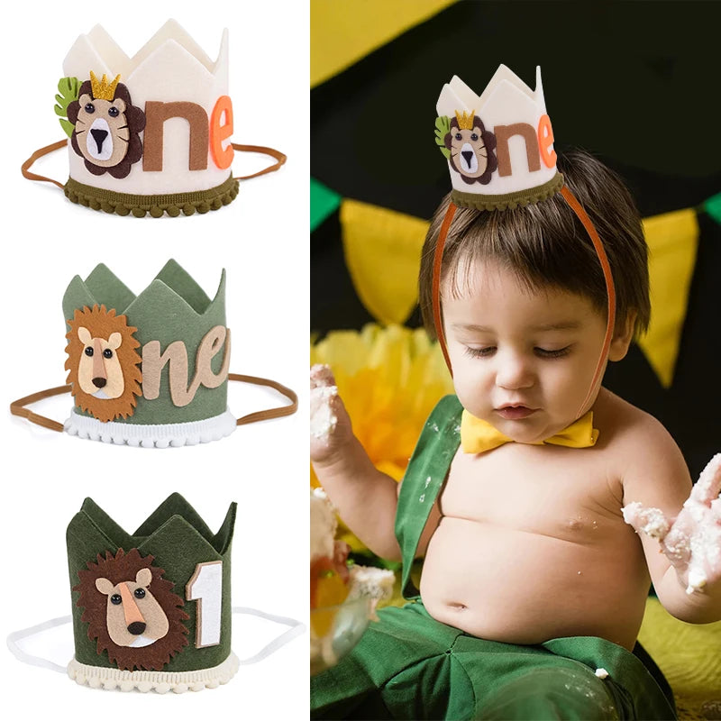 Jungle Crown for 1-year-olds