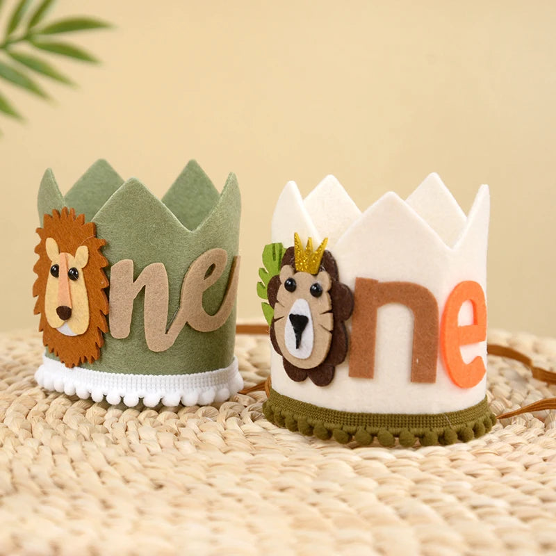 Jungle Crown for 1-year-olds