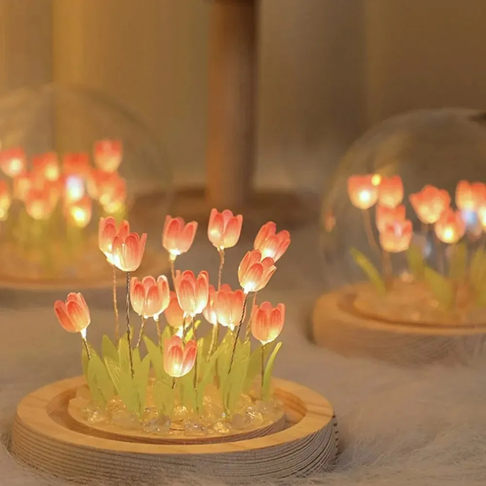 DIY tulip light ball for home decoration