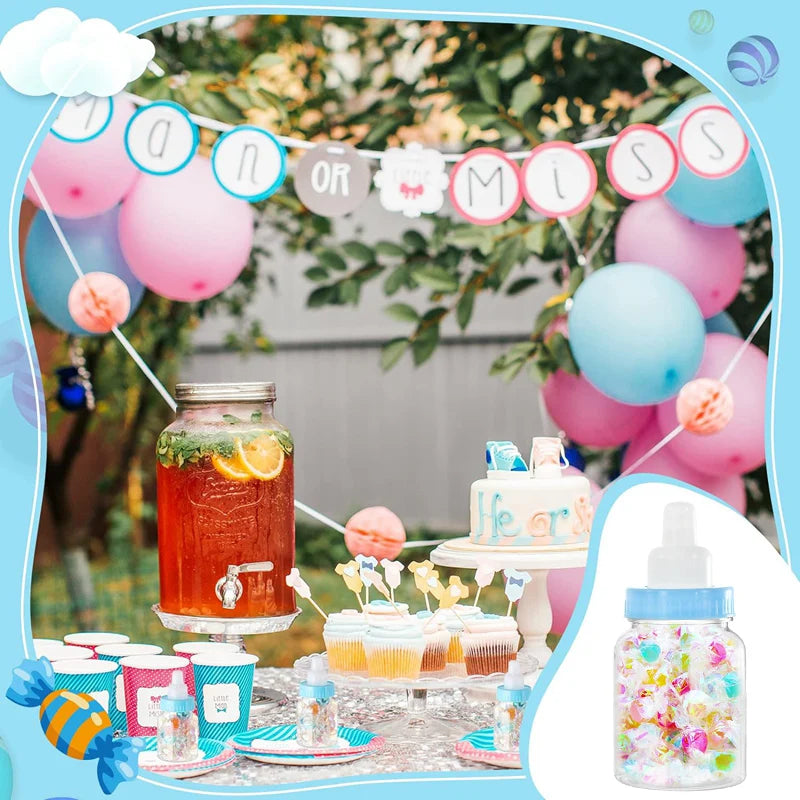 Fillable Mini Bottles Baby Shower