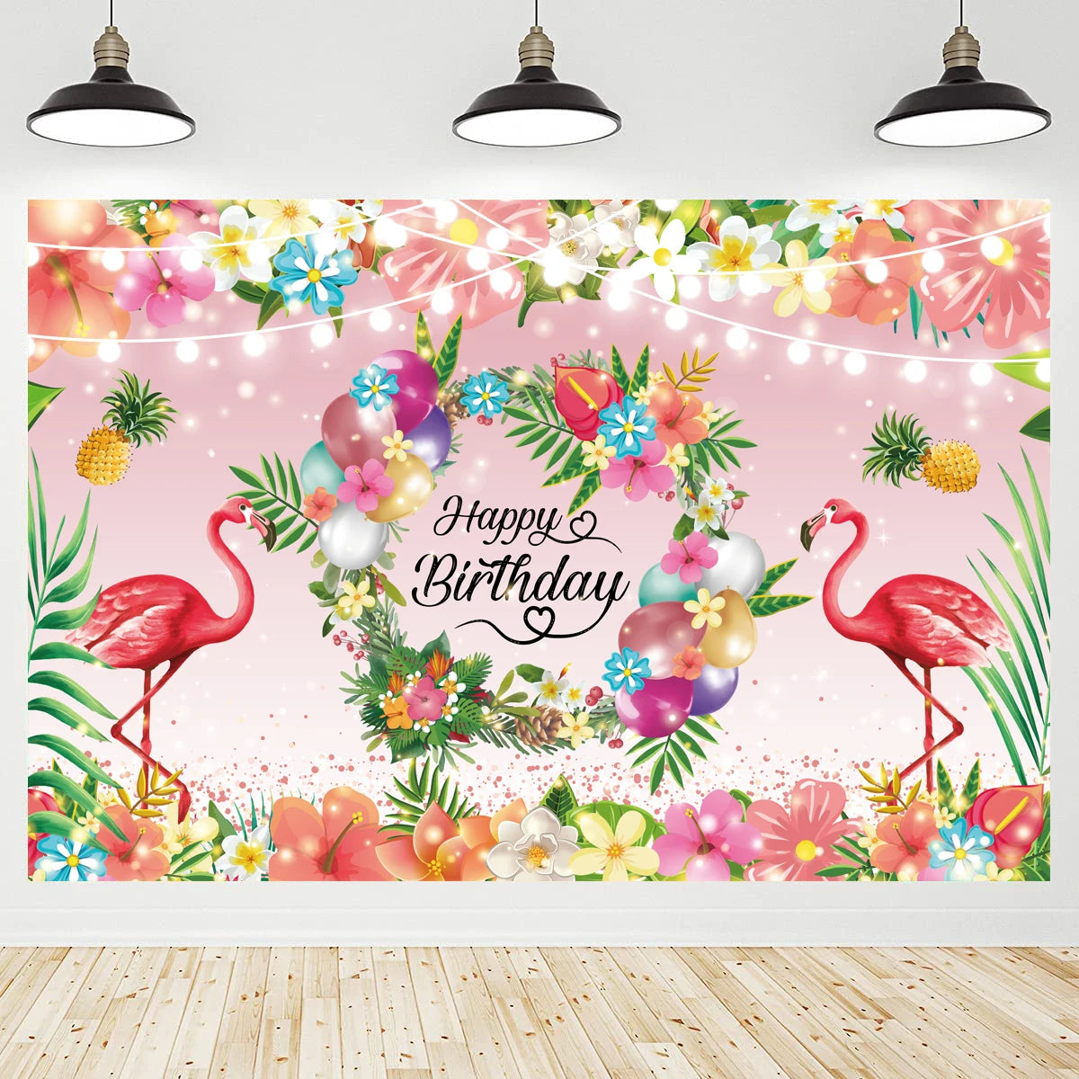 Flamingo Party Backdrop