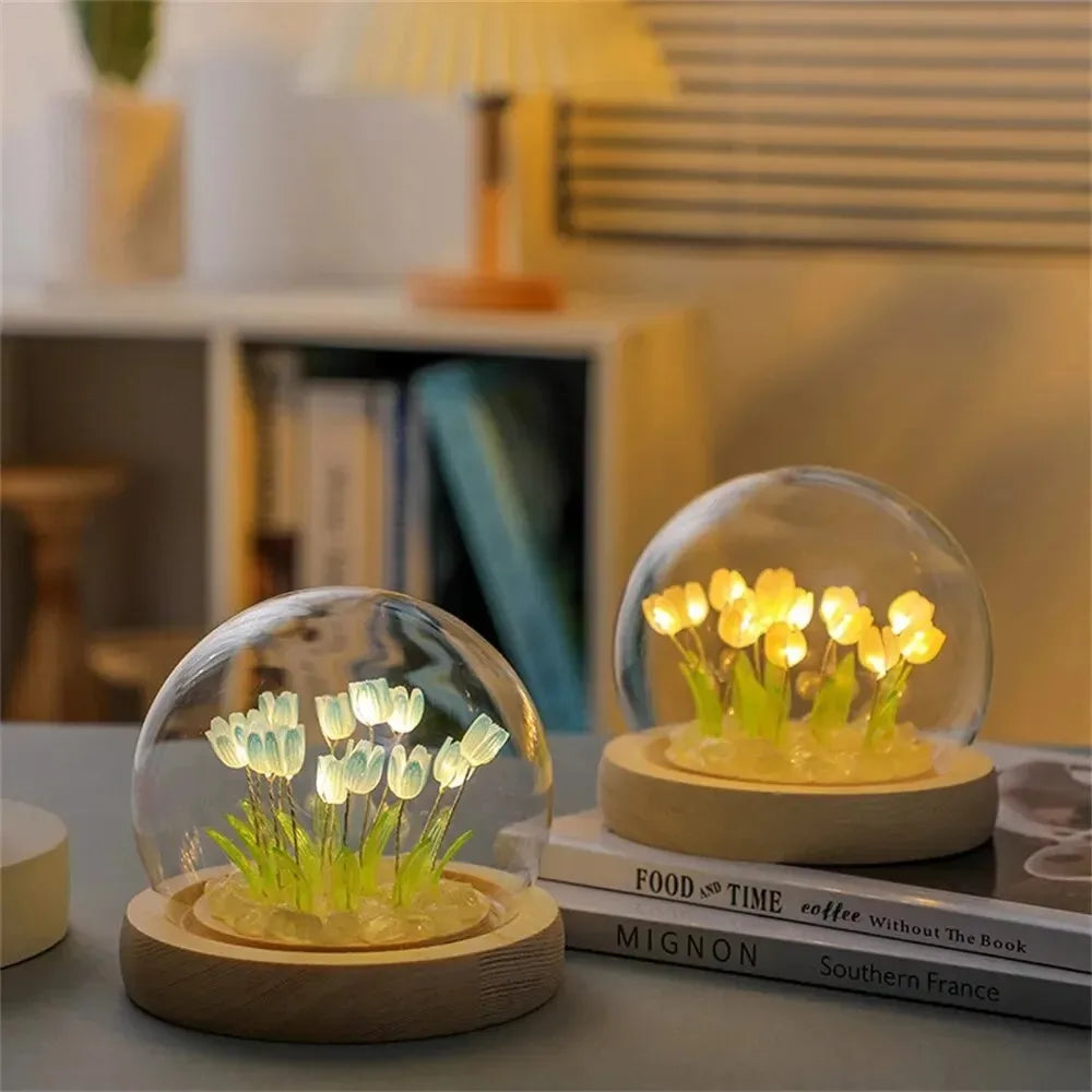 DIY tulip light ball for home decoration