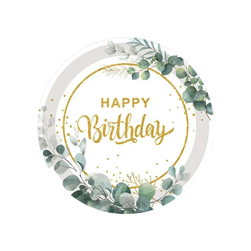 Disposable tableware birthday