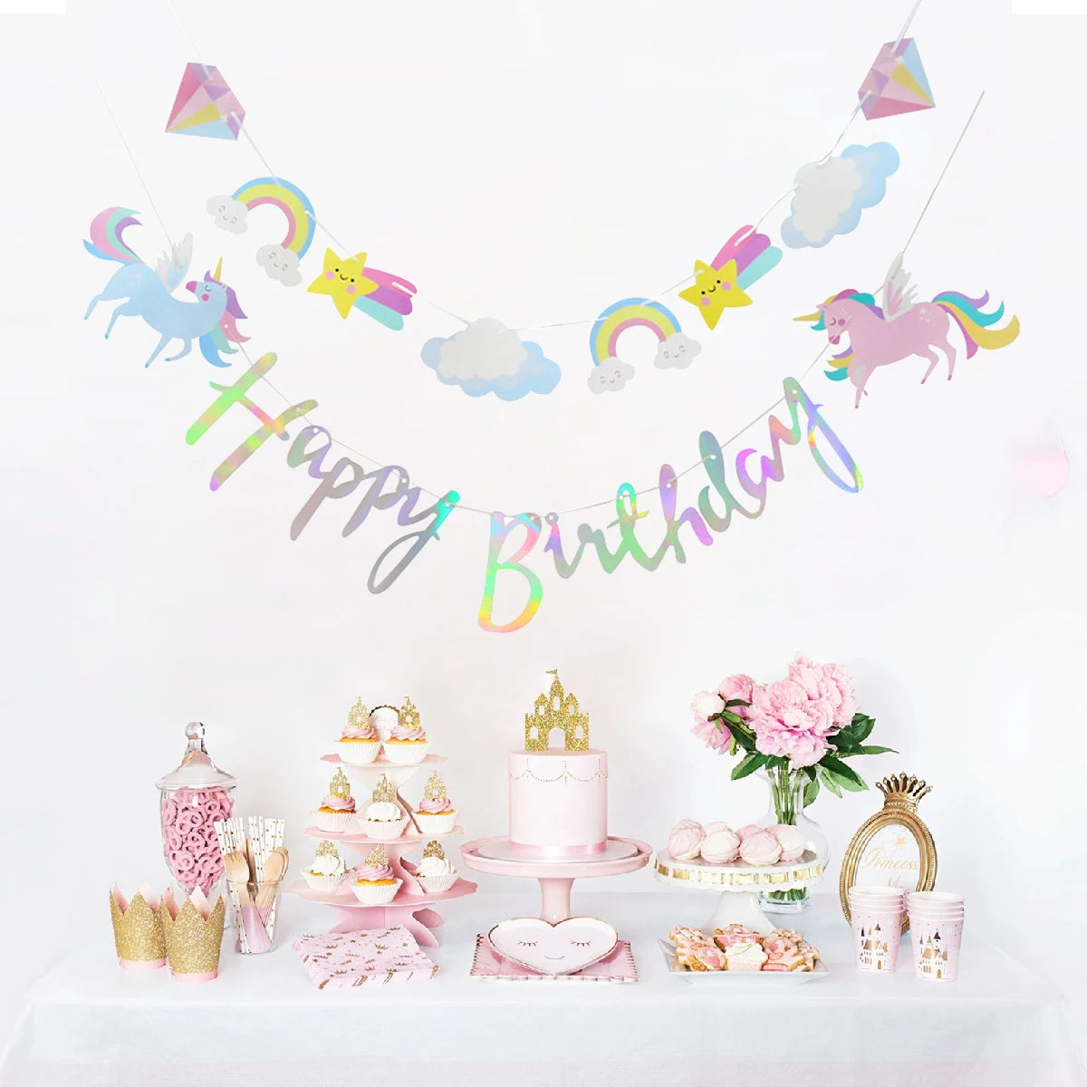 Unicorn Party Decoration Set