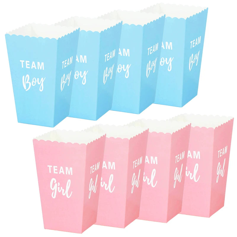 Gender Reveal Party Popcorn Box