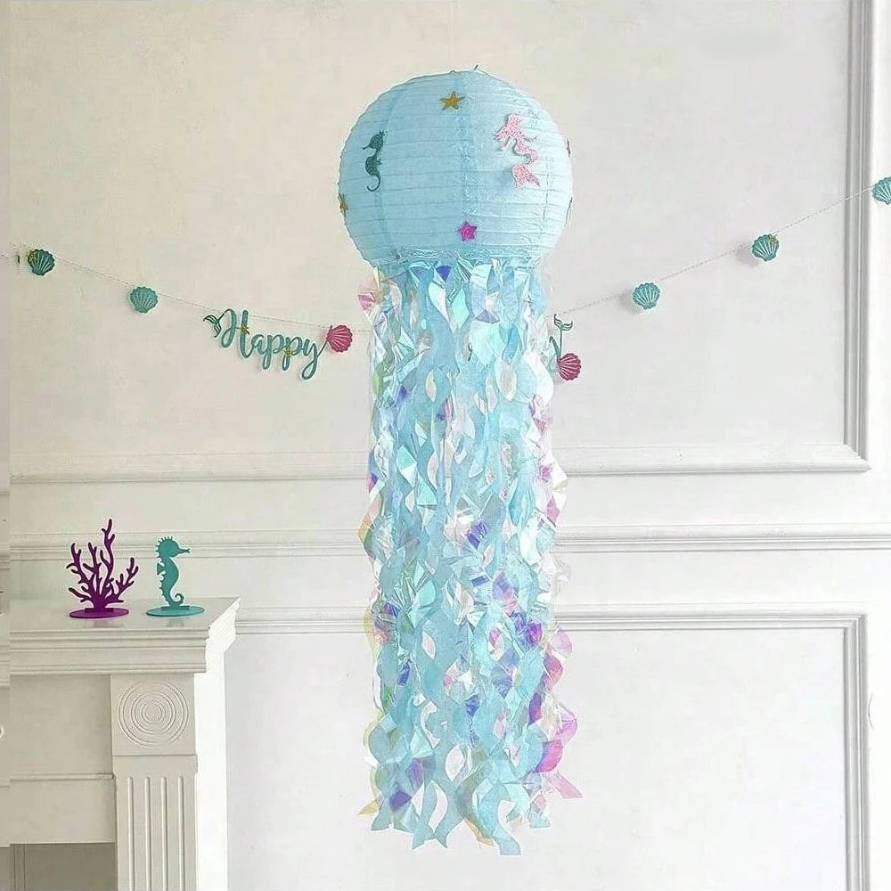 DIY jellyfish decoration