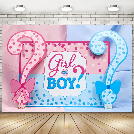 Gender Reveal Party Backdrop