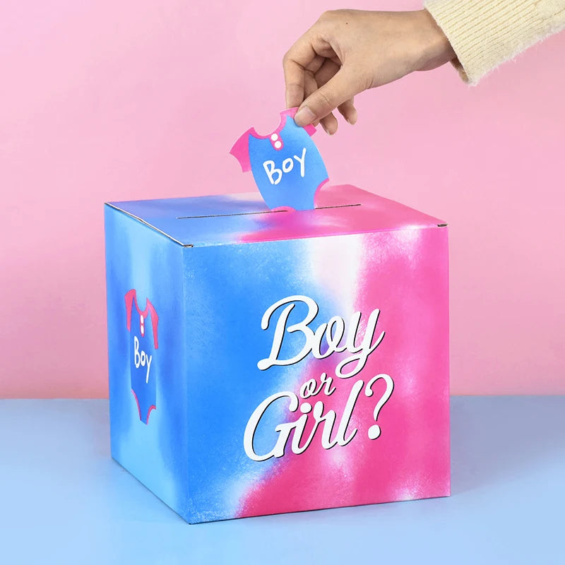 Gender Reveal Party Abstimmungsbox