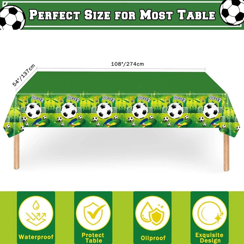 Football Party Disposable Tableware Set