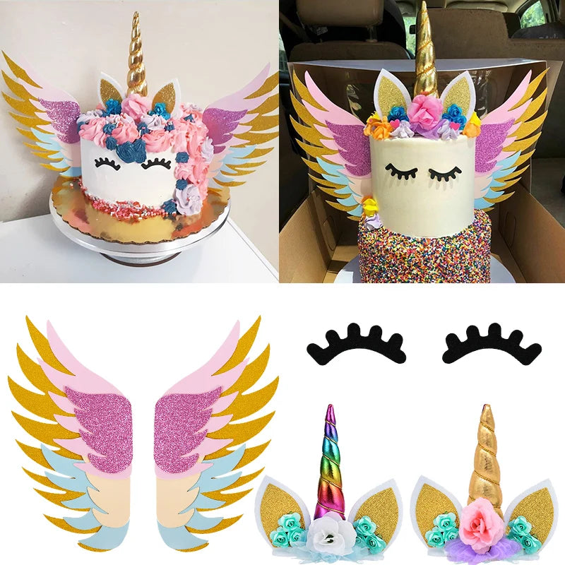 Unicorn cake topper