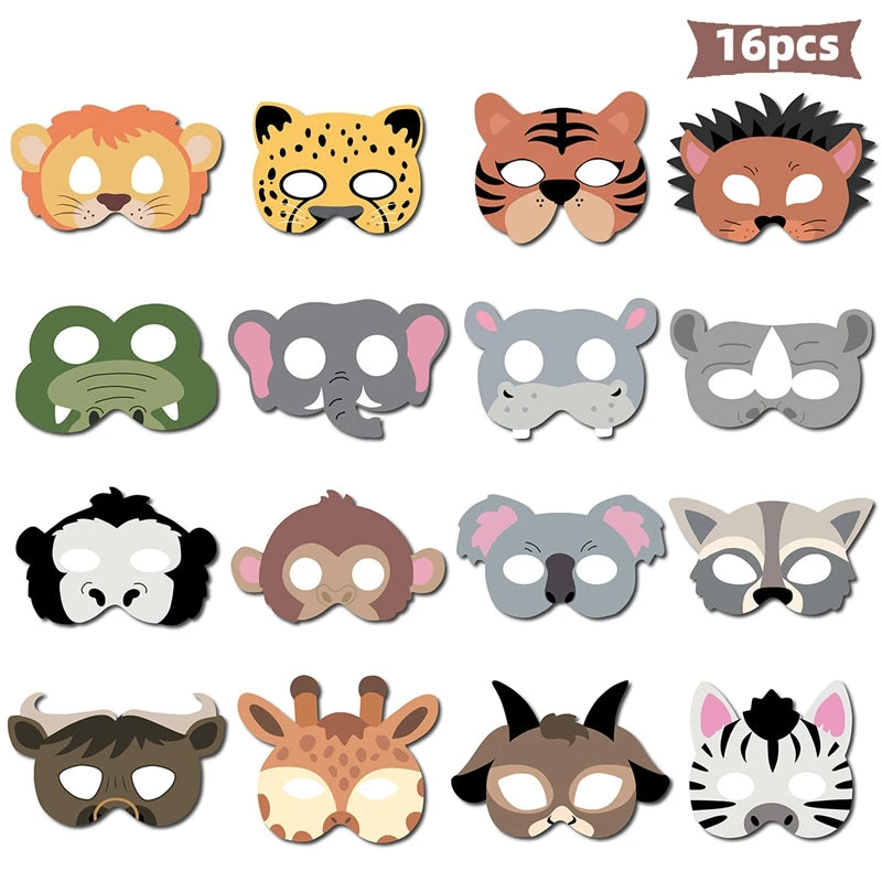 Jungle animal masks