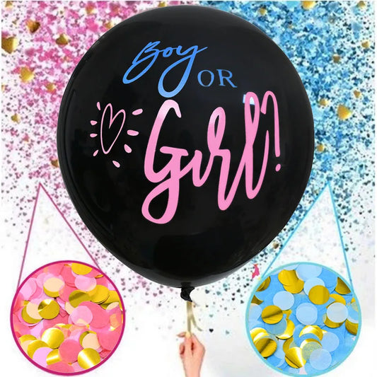 Großer Gender Reveal Party Latex Ballon