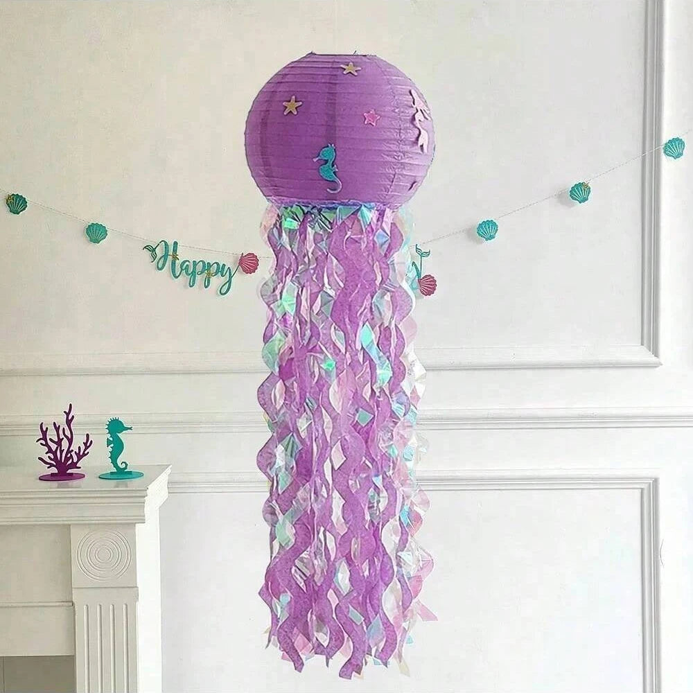 DIY jellyfish decoration