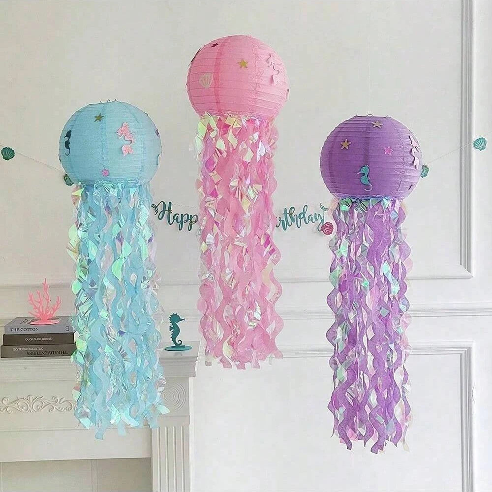 DIY jellyfish decoration