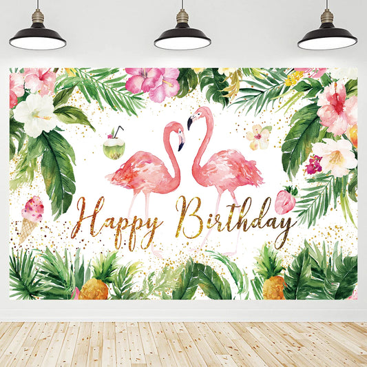 Flamingo Party Backdrop