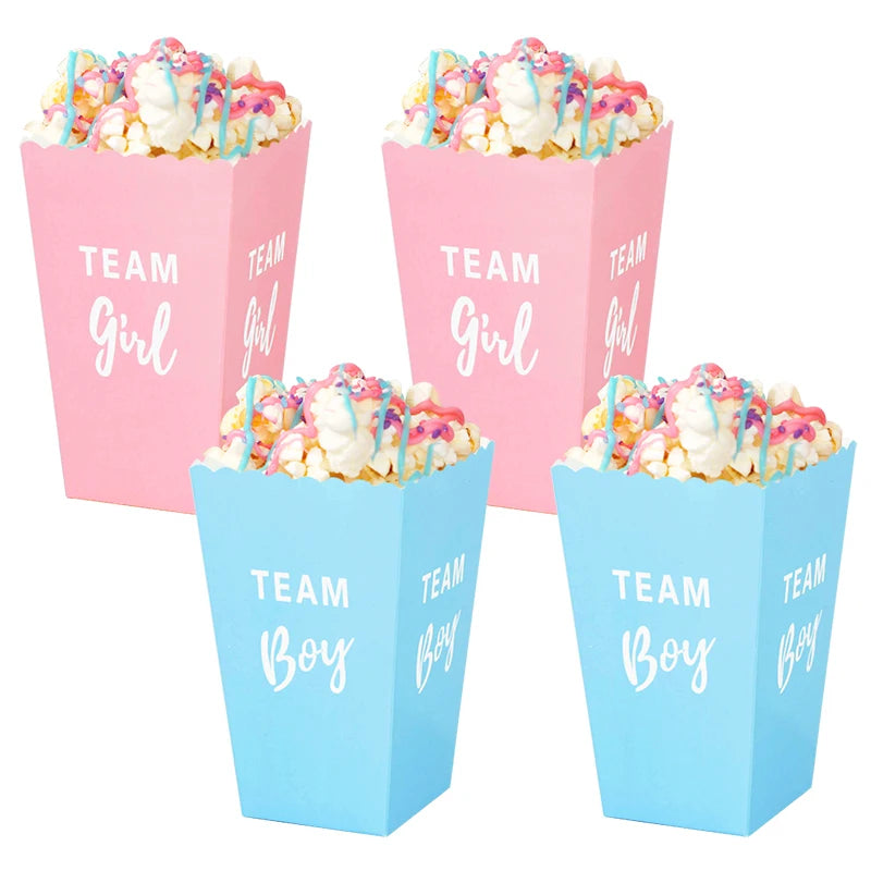 Gender Reveal Party Popcorn Box