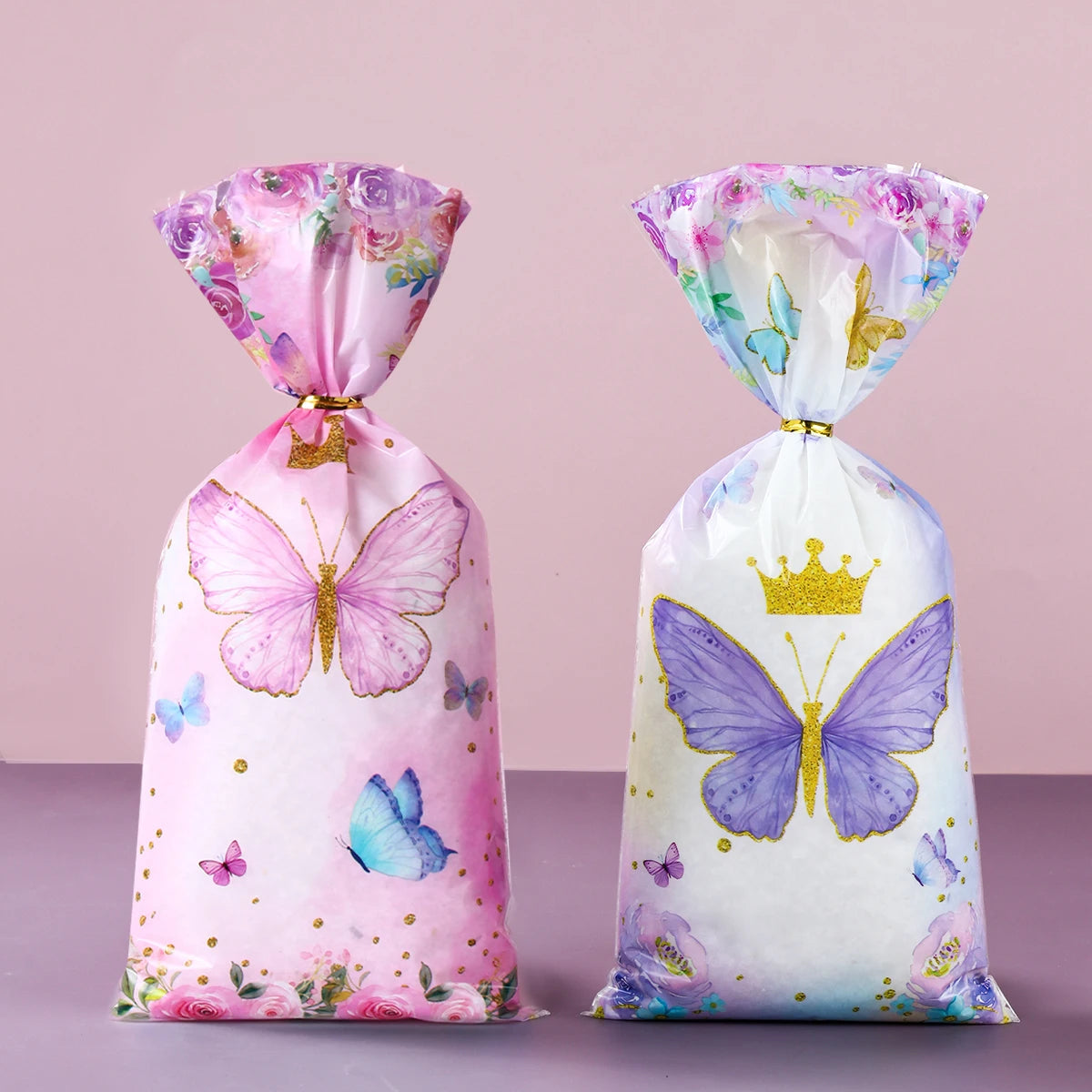 Butterfly gift bags for birthdays